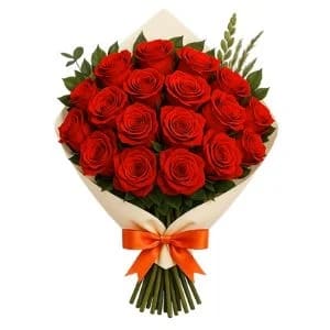 Buquê de 18 Rosas Vermelha
