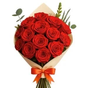 Buquê de 15 Rosas Vermelha